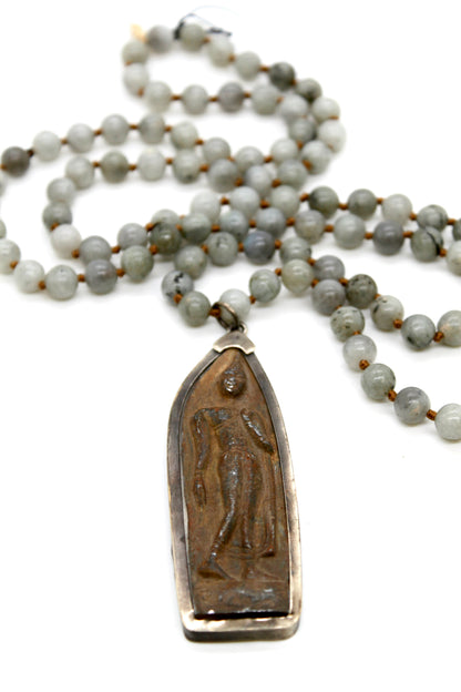 Buddha Necklace 21 - Labradorite