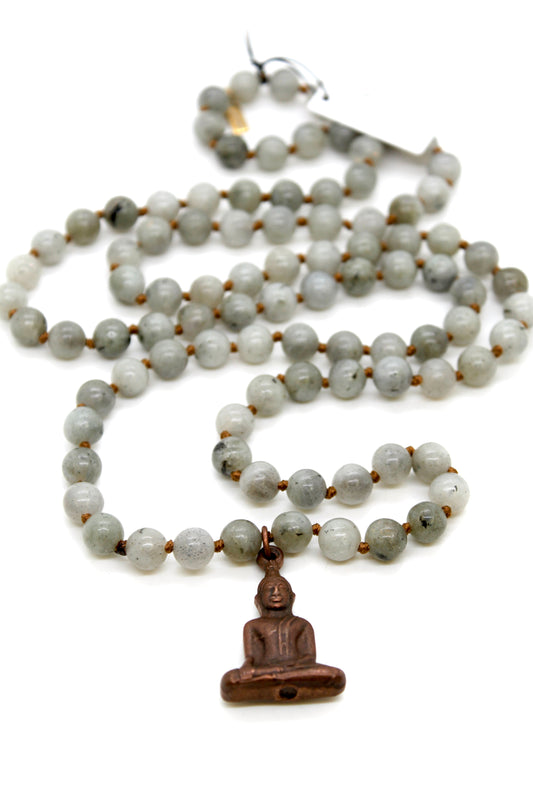 Buddha Necklace 26 - Labradorite