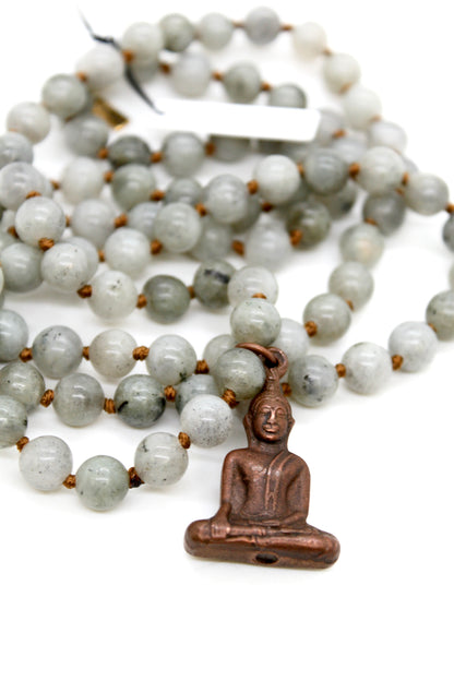 Buddha Necklace 26 - Labradorite