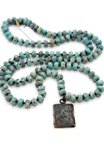 Load image into Gallery viewer, Buddha Necklace 30 - Faceted Jasper
