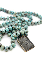 Load image into Gallery viewer, Buddha Necklace 30 - Faceted Jasper
