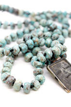 Load image into Gallery viewer, Buddha Necklace 30 - Faceted Jasper
