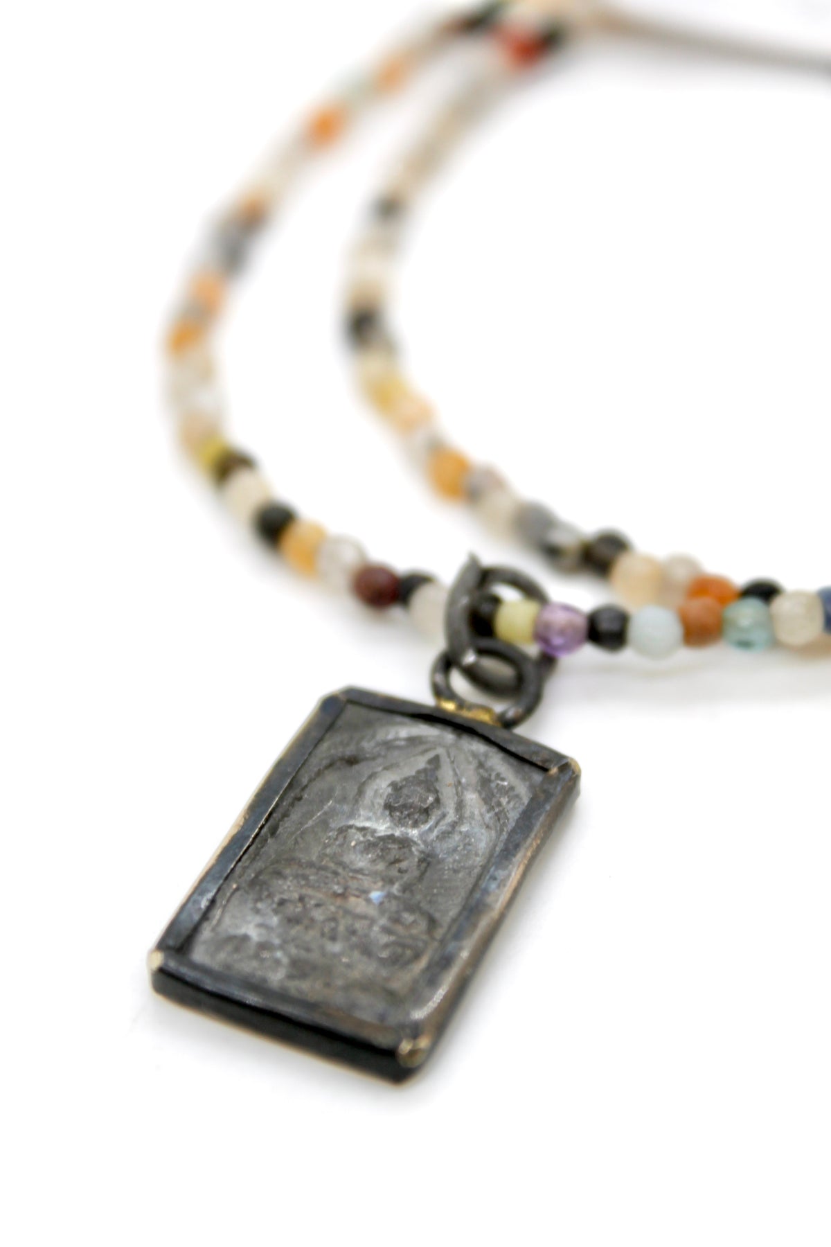 Buddha Necklace 32 - Mixed Stones