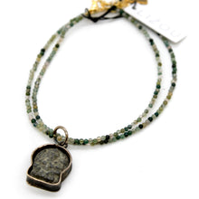 Load image into Gallery viewer, Buddha Necklace 36 - Green Agate
