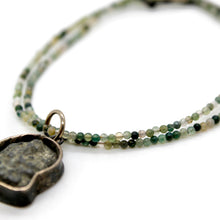 Load image into Gallery viewer, Buddha Necklace 36 - Green Agate
