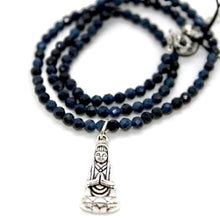 Load image into Gallery viewer, Buddha Necklace 38 - Sapphire
