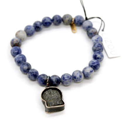 Buddha Bracelet 1 - Sodalite