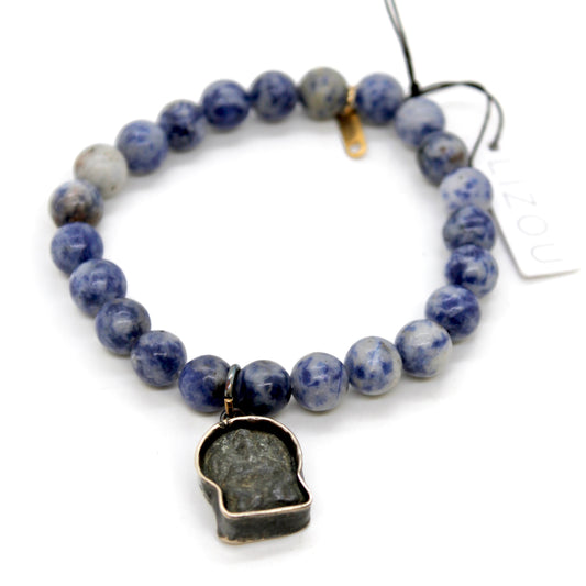 Buddha Bracelet 1 - Sodalite
