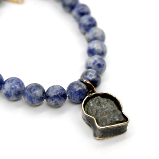 Buddha Bracelet 1 - Sodalite