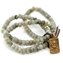 Load image into Gallery viewer, Buddha Bracelet 2 - Labradorite
