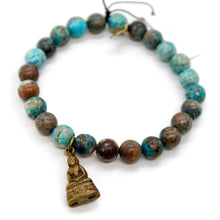 Load image into Gallery viewer, Buddha Bracelet 3 - Turquoise
