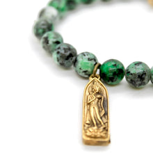Load image into Gallery viewer, Buddha Bracelet 4 - Moss Agate
