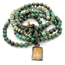 Load image into Gallery viewer, Buddha Bracelet 6 - African Turquoise
