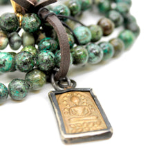 Load image into Gallery viewer, Buddha Bracelet 6 - African Turquoise
