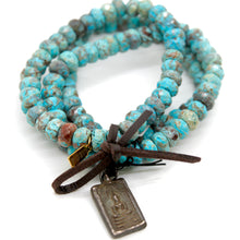 Load image into Gallery viewer, Buddha Bracelet 7 - Ocean Jasper

