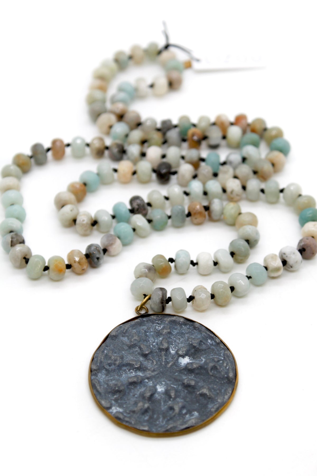 Buddha Necklace 46 - Amazonite