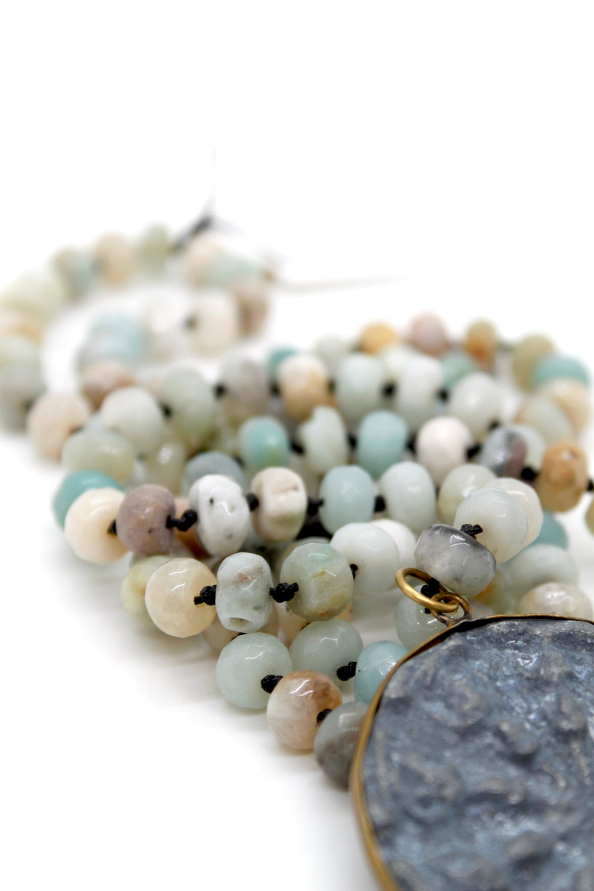 Buddha Necklace 46 - Amazonite