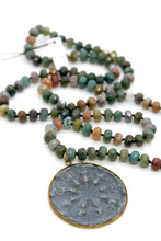 Load image into Gallery viewer, Buddha Necklace 47 - Indian Agate
