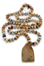 Load image into Gallery viewer, Buddha Necklace 49 - Crazy Agate
