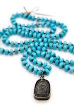 Load image into Gallery viewer, Buddha Necklace 55 - Turquoise
