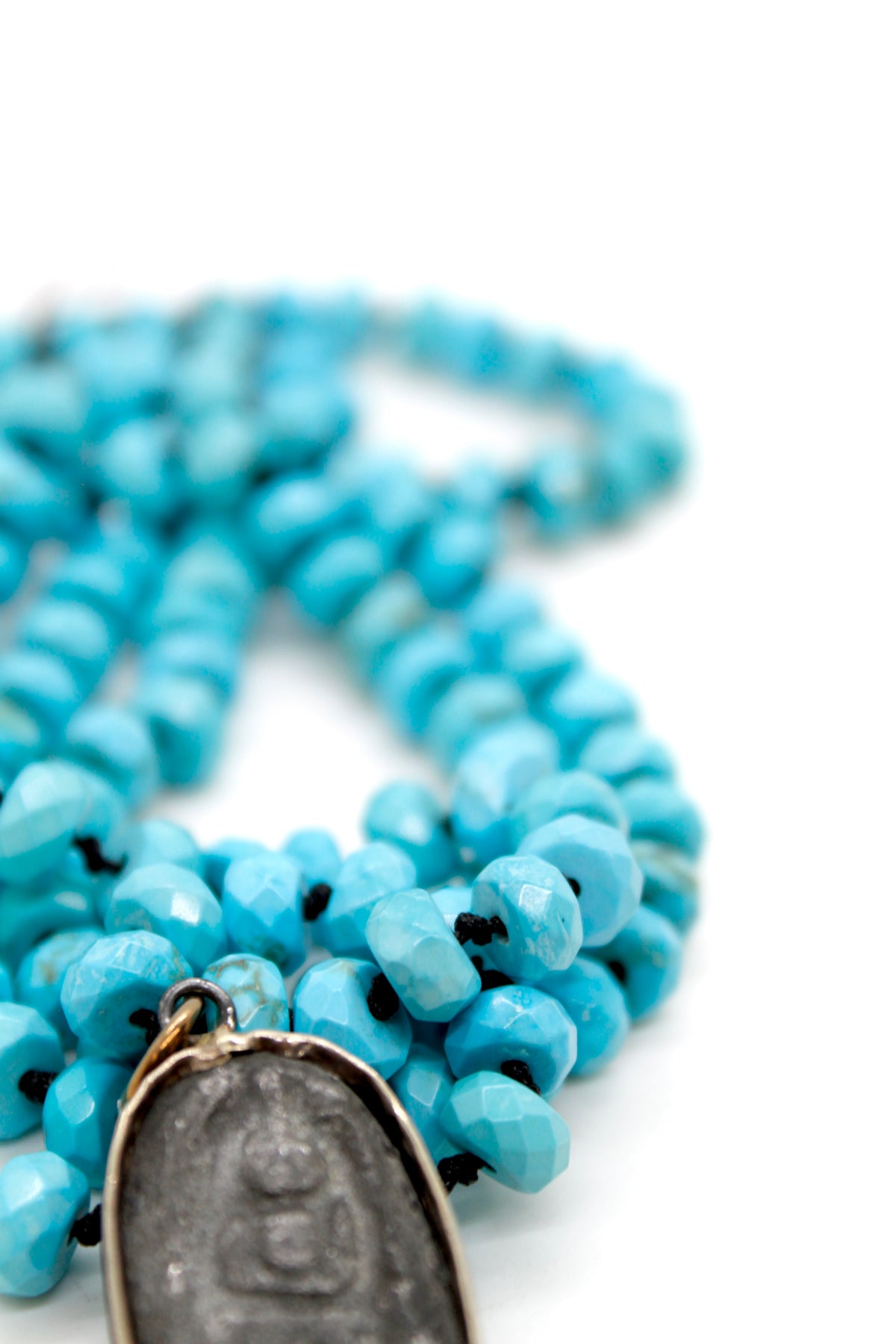 Buddha Necklace 55 - Turquoise