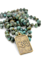 Load image into Gallery viewer, Buddha Necklace 58 - African Turquoise
