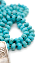 Load image into Gallery viewer, Buddha Necklace 59 - Turquoise

