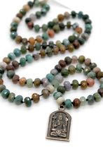 Load image into Gallery viewer, Buddha Necklace 60 - Indian Agate
