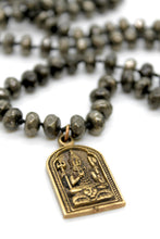 Load image into Gallery viewer, Buddha Necklace 61 - Pyrite
