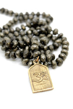 Load image into Gallery viewer, Buddha Necklace 61 - Pyrite
