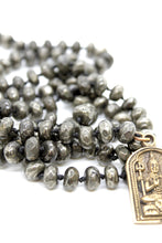 Load image into Gallery viewer, Buddha Necklace 61 - Pyrite
