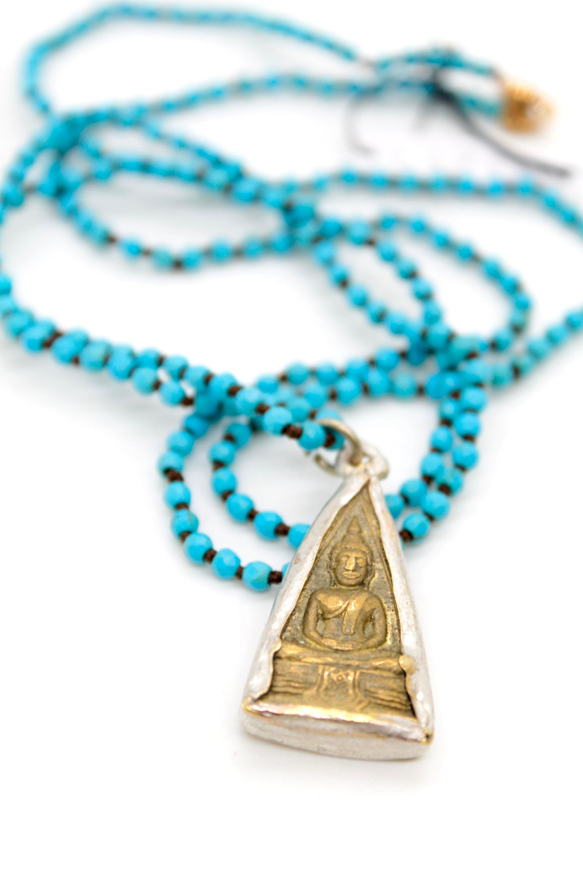 Buddha Necklace 62 - Turquoise
