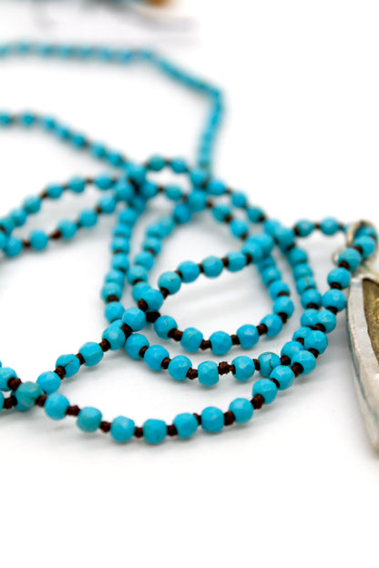 Buddha Necklace 62 - Turquoise