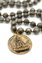Load image into Gallery viewer, Buddha Necklace 64 - Pyrite
