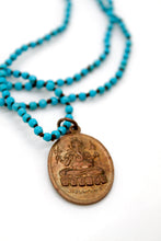 Load image into Gallery viewer, Buddha Necklace 66 - Turquoise
