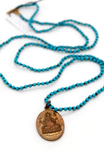 Load image into Gallery viewer, Buddha Necklace 66 - Turquoise
