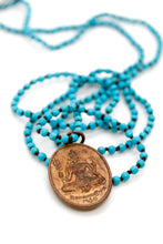 Load image into Gallery viewer, Buddha Necklace 66 - Turquoise
