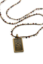 Load image into Gallery viewer, Buddha Necklace 72 - Crochet Style
