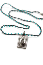Load image into Gallery viewer, Buddha Necklace 75 - Crochet Style
