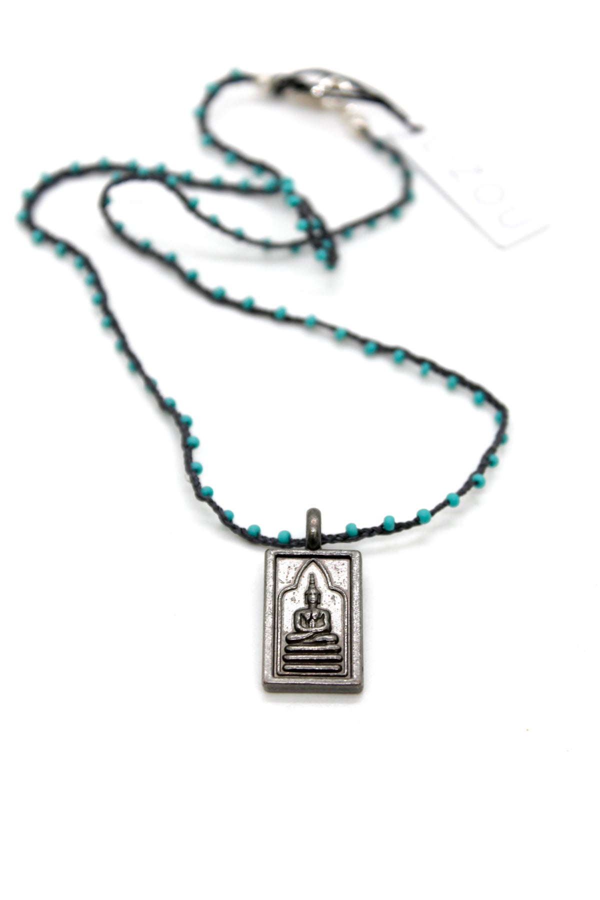 Buddha Necklace 73 - Crochet Style