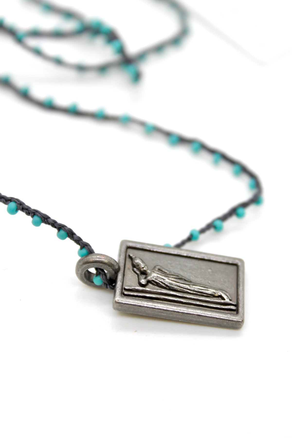 Buddha Necklace 73 - Crochet Style