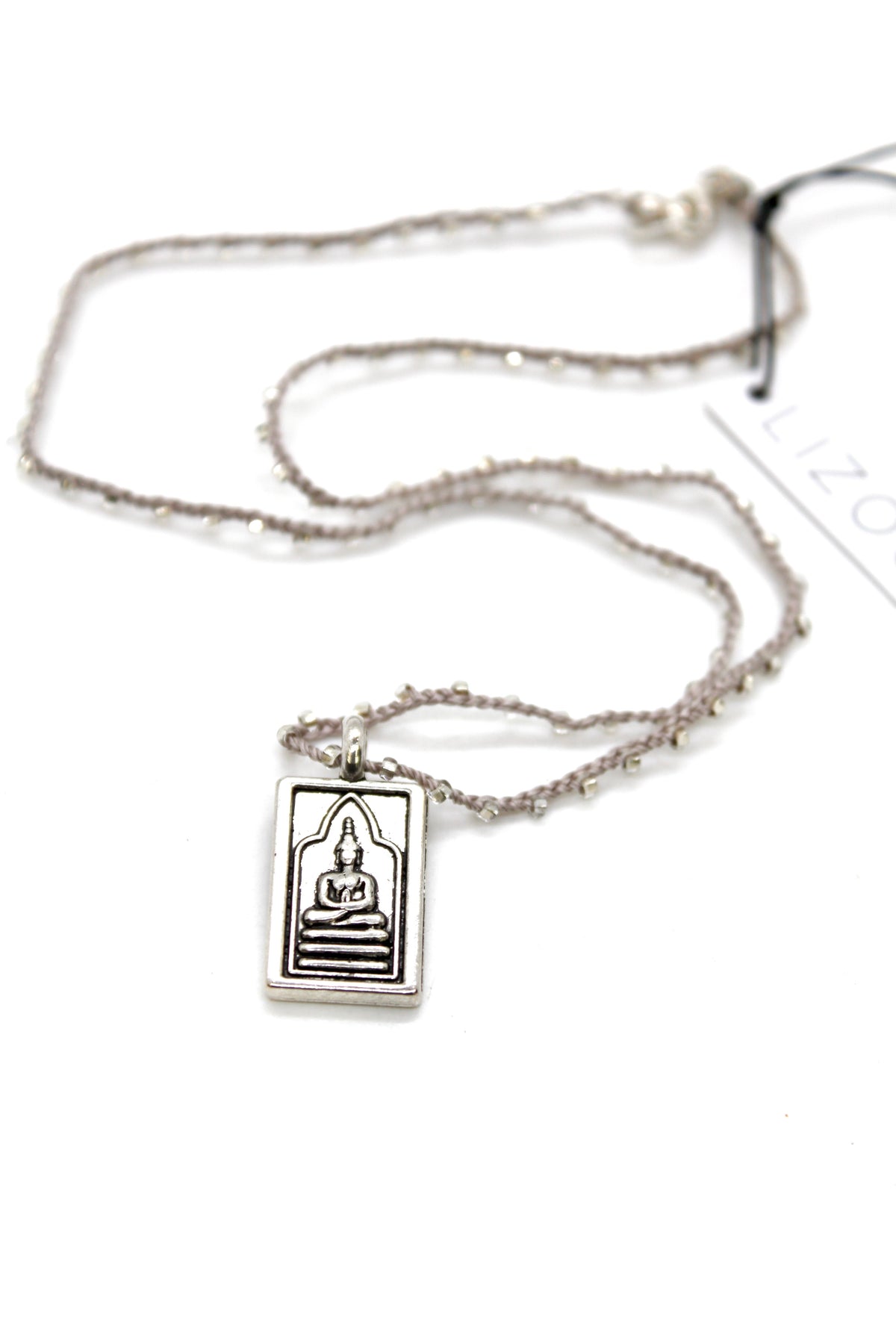 Buddha Necklace 74 - Crochet Style
