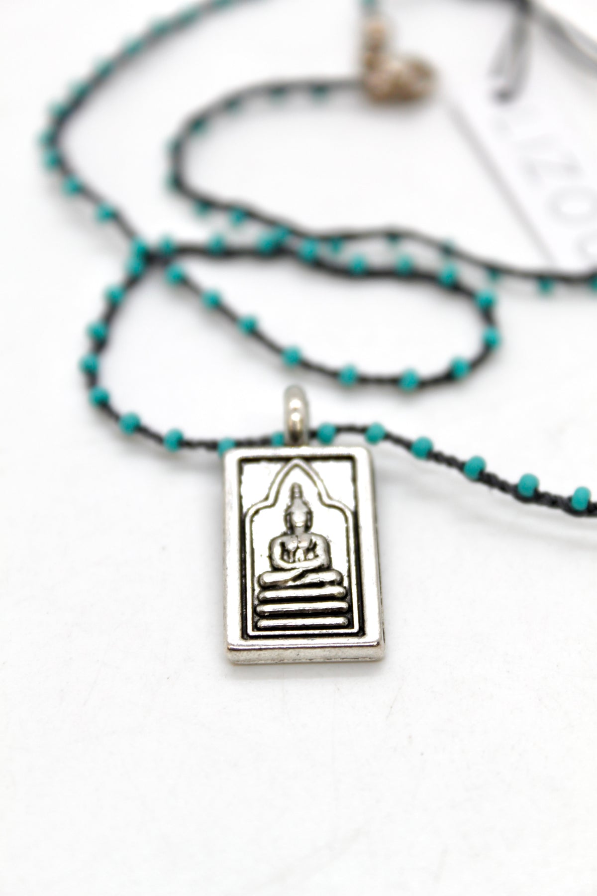 Buddha Necklace 75 - Crochet Style