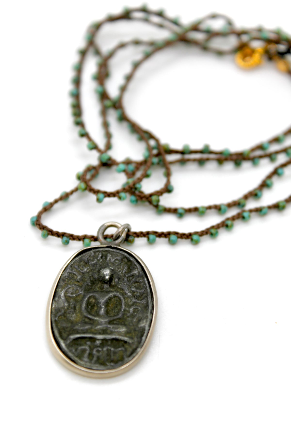 Buddha Necklace 76 - Crochet Style