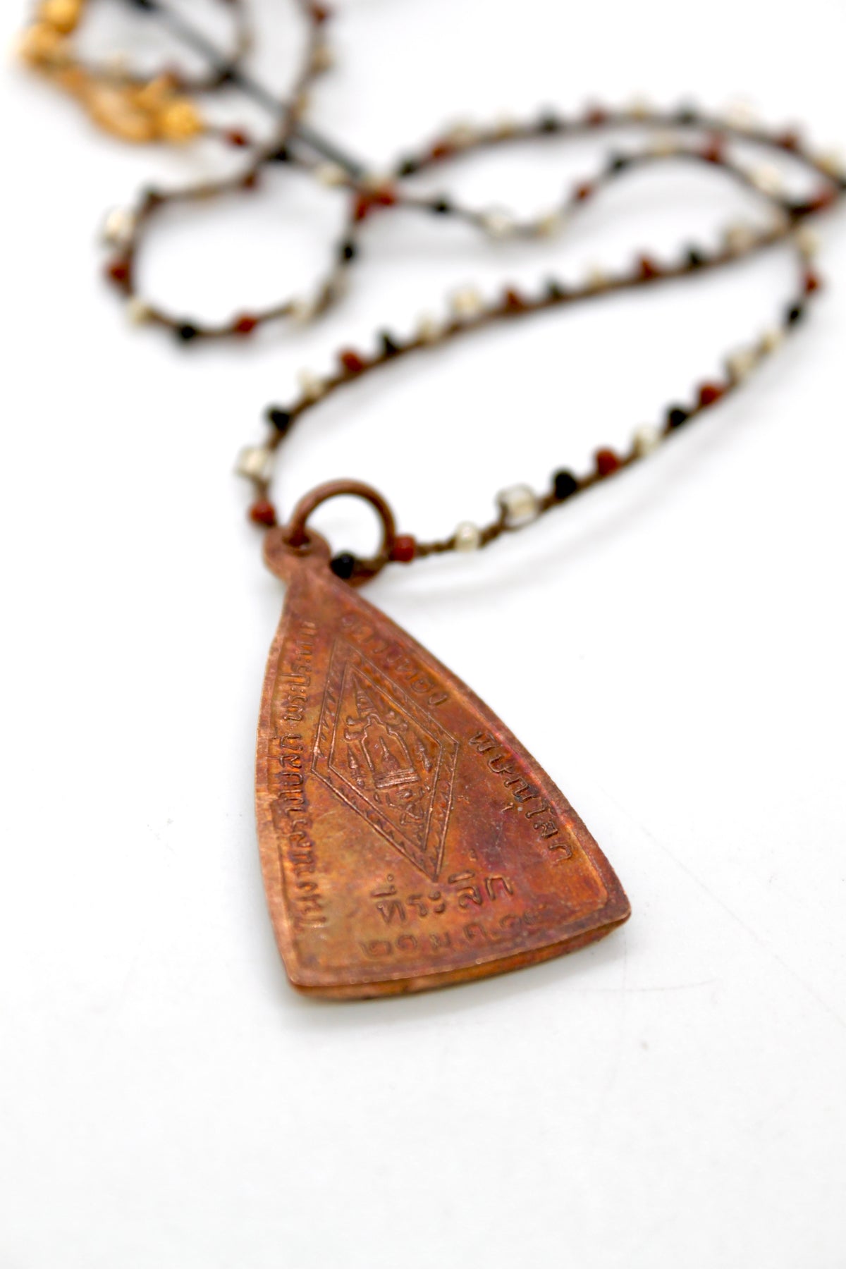Buddha Necklace 77 - Crochet Style