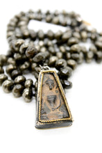 Load image into Gallery viewer, Buddha Necklace 93 - Pyrite Stone
