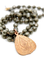 Load image into Gallery viewer, Buddha Necklace 94 - Pyrite Stone
