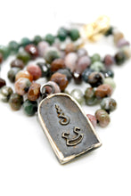 Load image into Gallery viewer, Buddha Necklace 96 - Indian Agate
