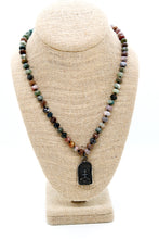 Load image into Gallery viewer, Buddha Necklace 96 - Indian Agate
