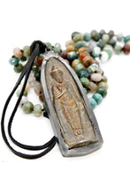 Load image into Gallery viewer, Buddha Necklace 100 - Indian Agate
